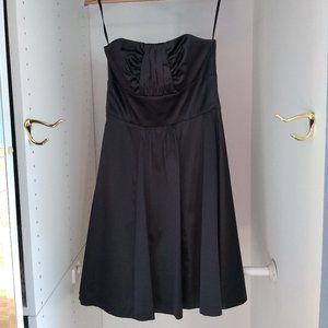 Black A-line cocktail dress